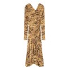 LONG DRESS WITH "ZEBRA" PRINT