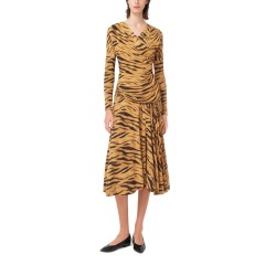 LONG DRESS WITH "ZEBRA" PRINT