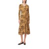 LONG DRESS WITH "ZEBRA" PRINT