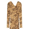 LONG DRESS WITH "ZEBRA" PRINT