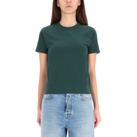 T-SHIRT WITH LOGO EMBROIDERY