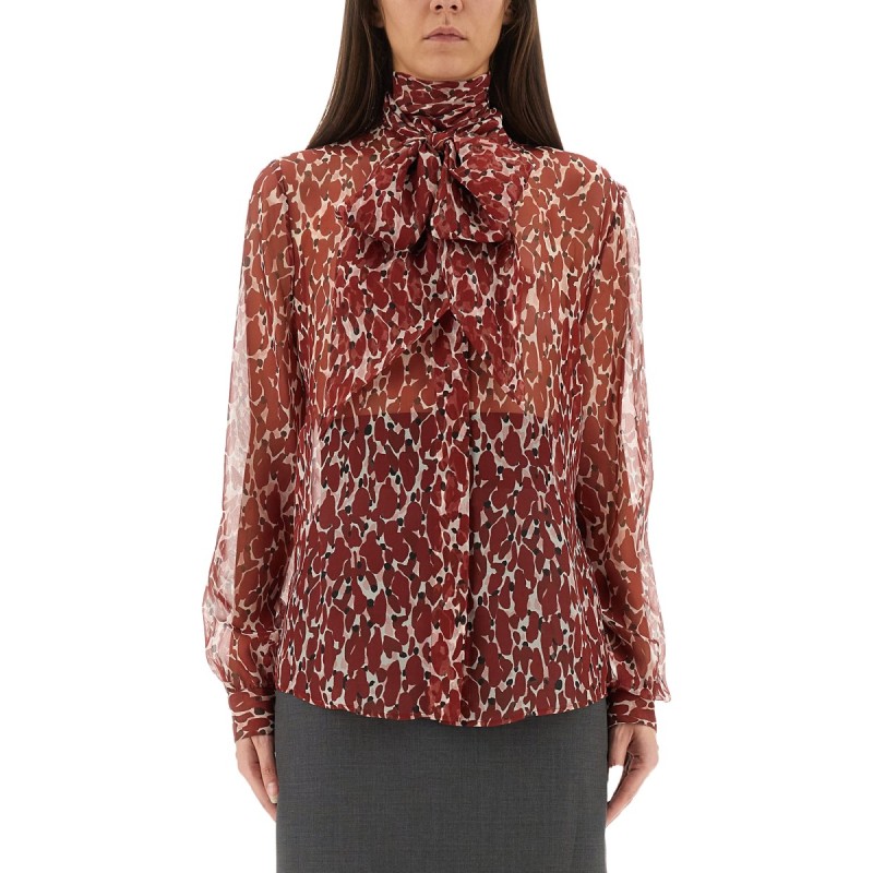 PRINTED SILK SHIRT