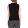 METALLIC EFFECT SEQUINED VEST