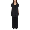 VEST WITH PERFORATED WORKMANSHIP