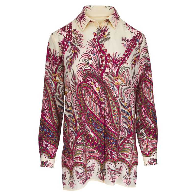 CAMICIA CON STAMPA "PAISLEY"
