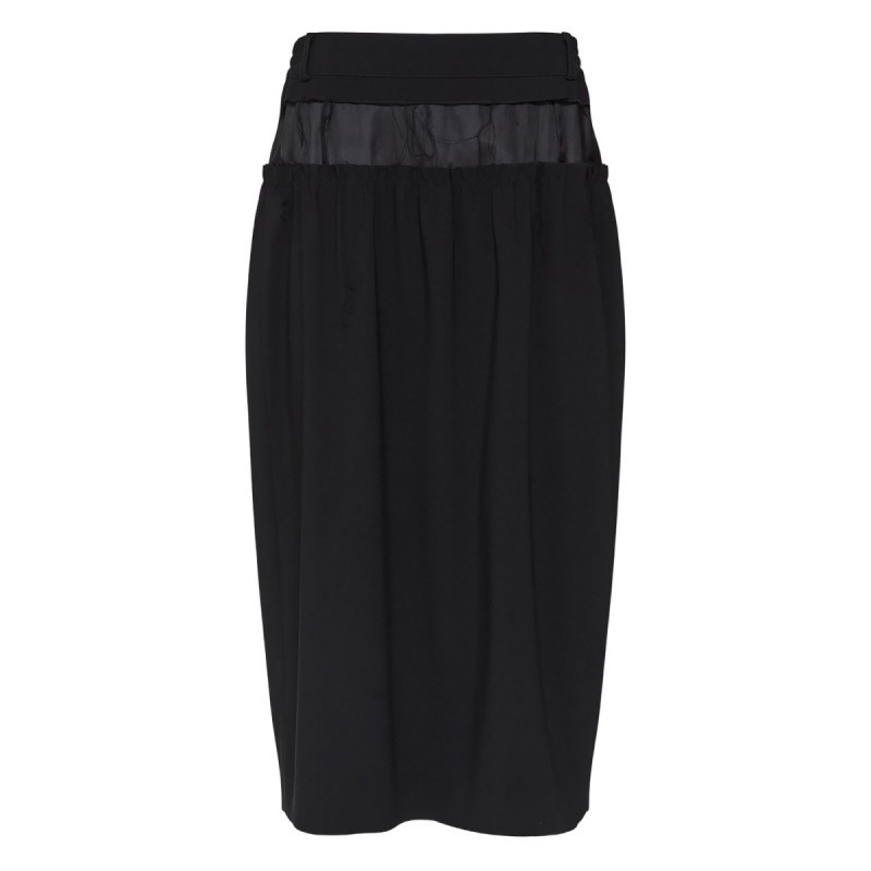 "FOUR STITCHES" MIDI SKIRT