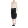 "FOUR STITCHES" MIDI SKIRT