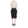 "FOUR STITCHES" MIDI SKIRT