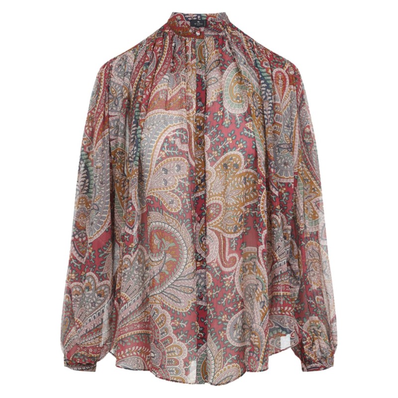 CAMICIA CON STAMPA "PAISLEY"