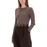 RIBBED TOP WITH OPEN BACK