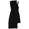 RIBBED "OBLIQUE" DRESS