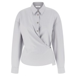 "STRAIGHT COLLAR TWISTED" SHIRT