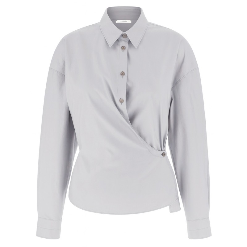 "STRAIGHT COLLAR TWISTED" SHIRT