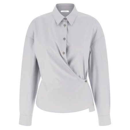 "STRAIGHT COLLAR TWISTED" SHIRT