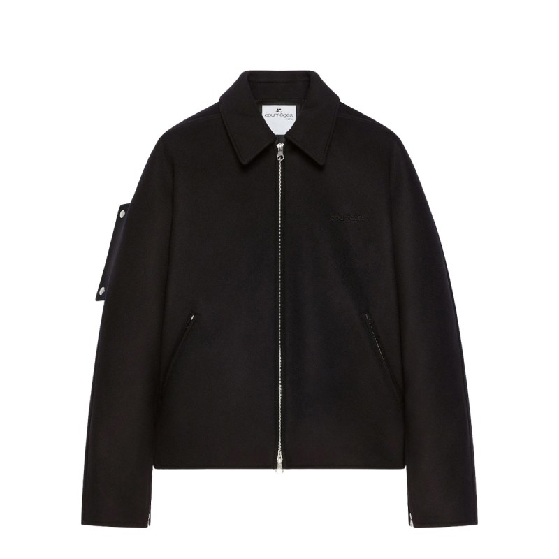 WOOL BOMBER JACKET