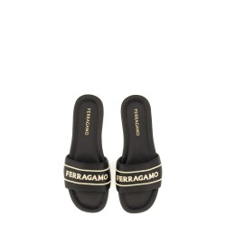 SLIDE SANDAL WITH LOGO