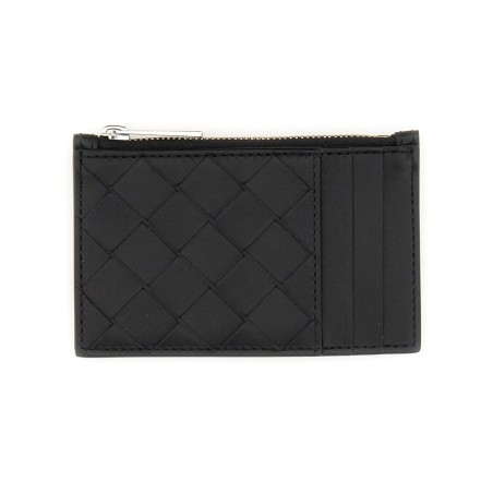 WOVEN CARD HOLDER WITH ZIPPER