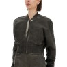 CROPPED BOMBER JACKET "FLIGHT JKT"