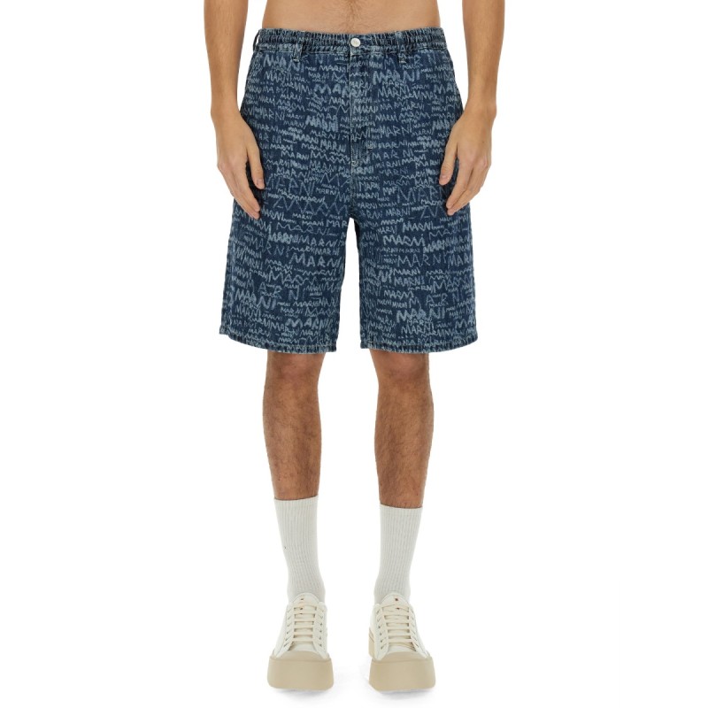 SHORT IN DENIM