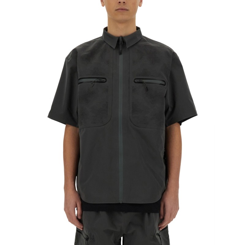 LASER CUT SHORT SLEEVE SHIRT