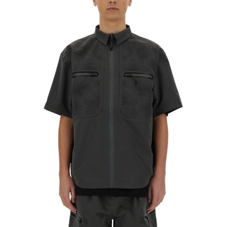 LASER CUT SHORT SLEEVE SHIRT
