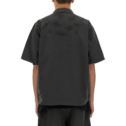 LASER CUT SHORT SLEEVE SHIRT