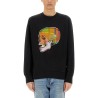 "SKULL SKETCH" PRINT SWEATSHIRT