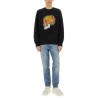 "SKULL SKETCH" PRINT SWEATSHIRT