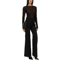 MONOGRAM TULLE BODYSUIT