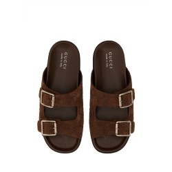 LEATHER SLIDER SANDAL