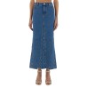 "MOON LASER" LONG SKIRT