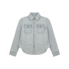 "EXTRA BLEACH" DENIM SHIRT