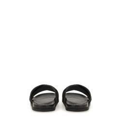 SANDAL SLIDER WITH GG PATTERN