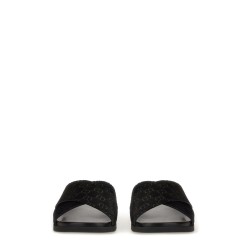 SANDAL SLIDER WITH GG PATTERN