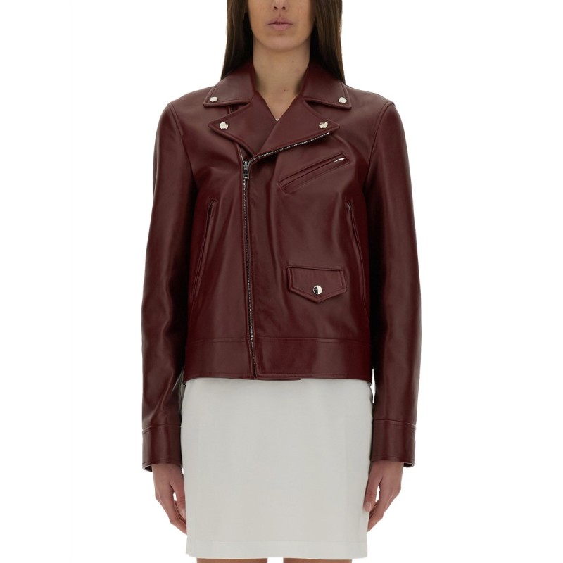 LEATHER BIKER JACKET