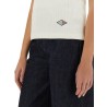 RIBBED COTTON JERSEY TOP