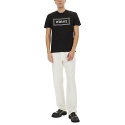 T-SHIRT WITH '90S VINTAGE EMBROIDERED LOGO