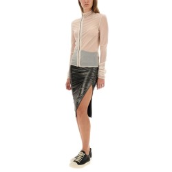 DRAPED MIDI SKIRT