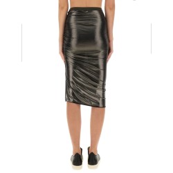DRAPED MIDI SKIRT