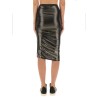 DRAPED MIDI SKIRT