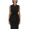 STRUCTURED SLEEVELESS JACKET