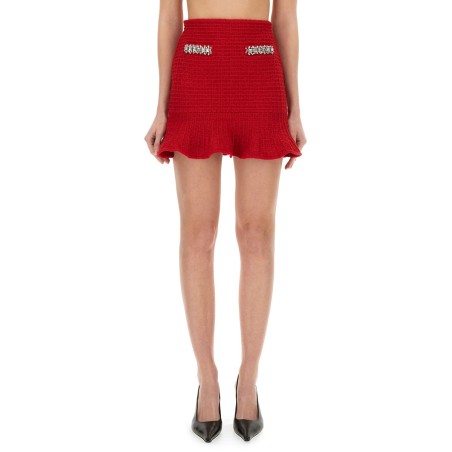 TEXTURED KNIT SKIRT