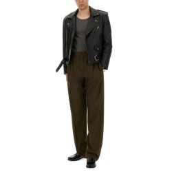LEATHER BIKER JACKET