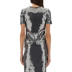 "KIBBUTZ" SEQUINED TOP