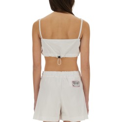 COTTON BANDEAU TOP