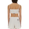 COTTON BANDEAU TOP