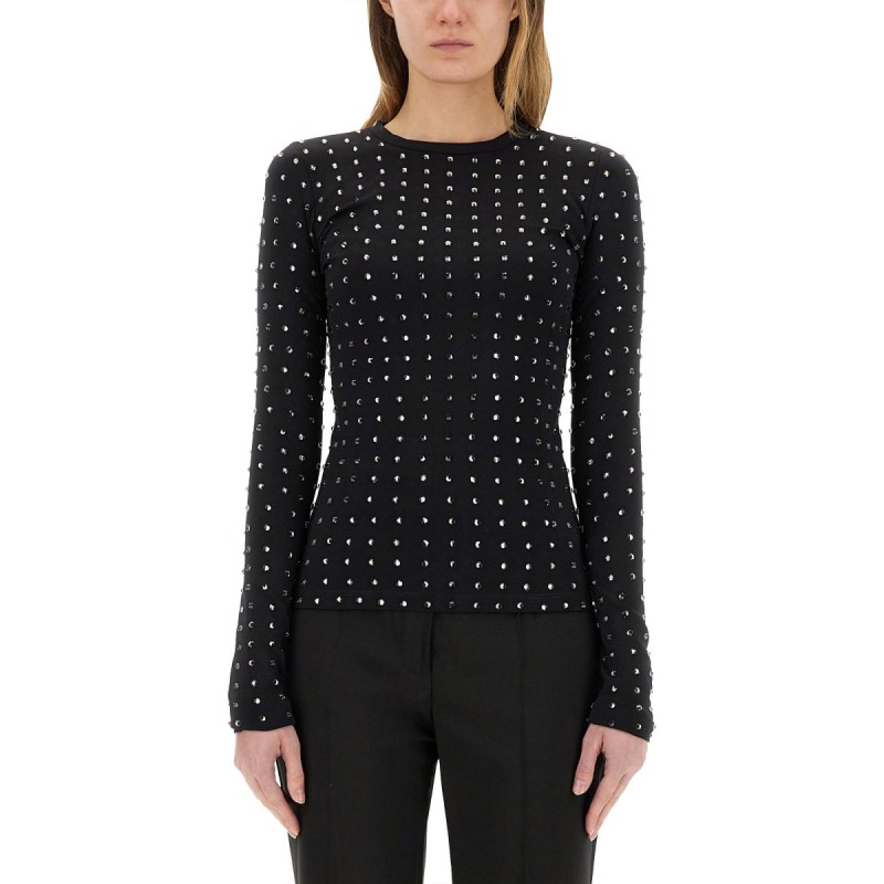 "NEGUS" TOP WITH CRYSTALS