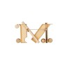 MONOGRAM BROOCH