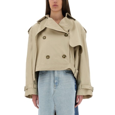 SHORT TRENCH COAT WITH BELT