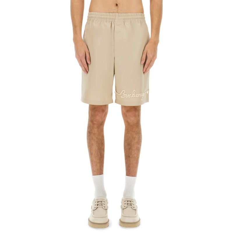 NAUTICAL STYLE LOGO SHORTS